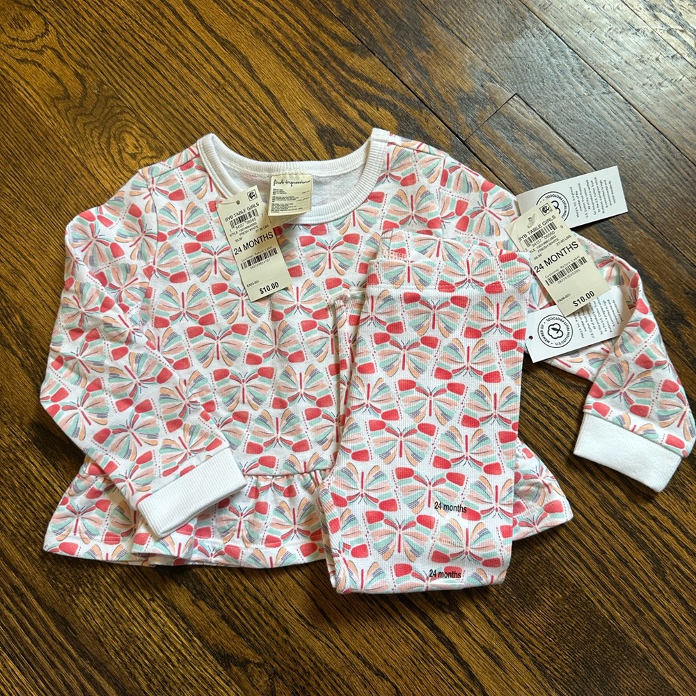 Colorful Butterfly Baby Outfit